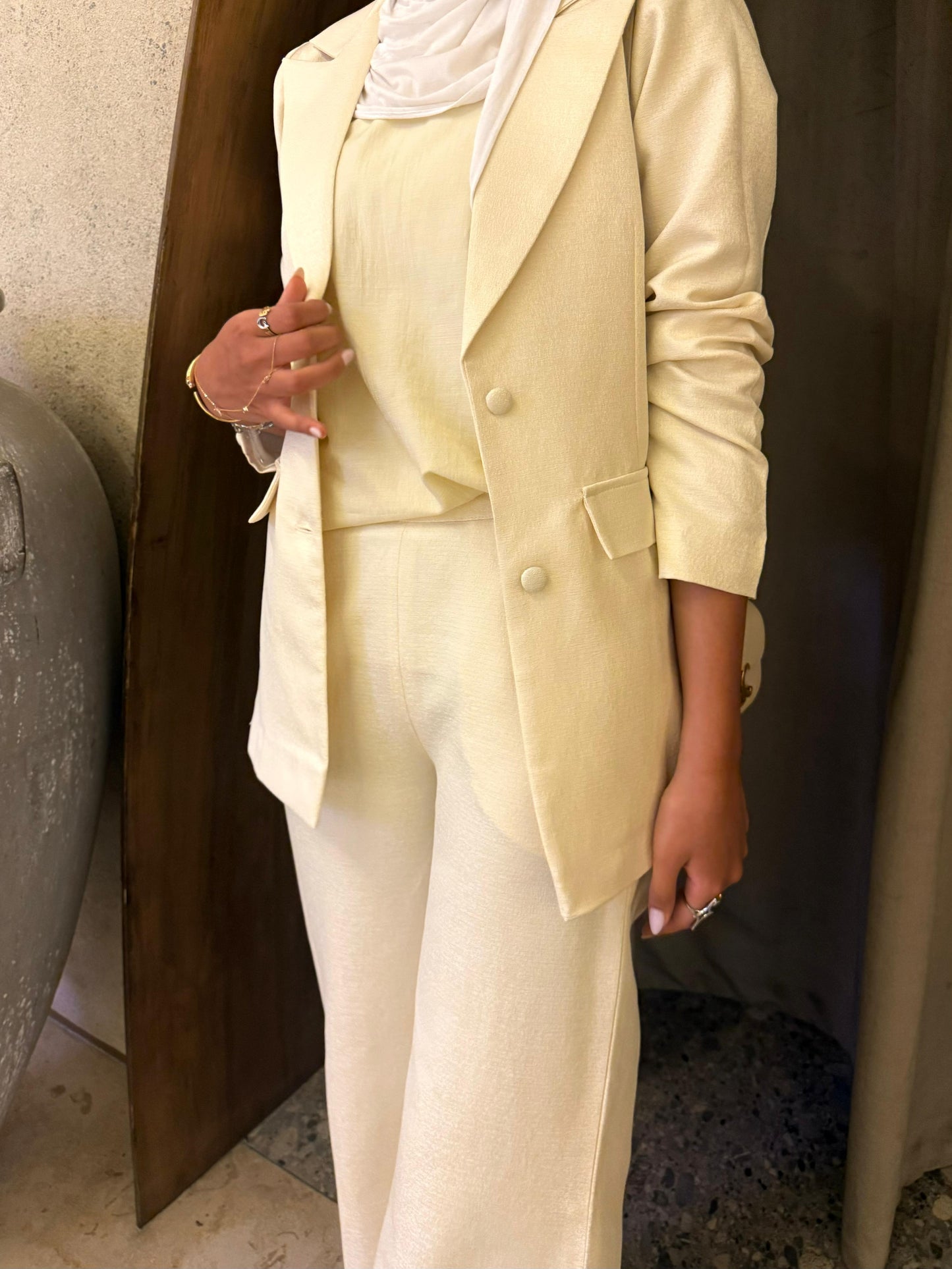 Butter Yellow Suit