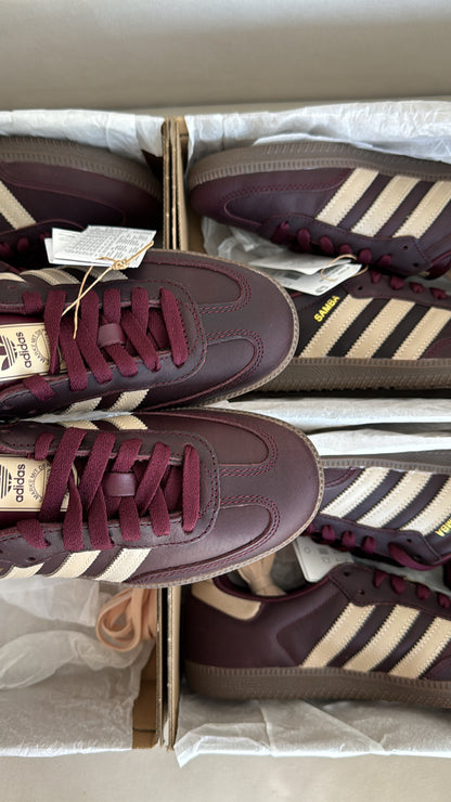 Adidas Samba dark maroon