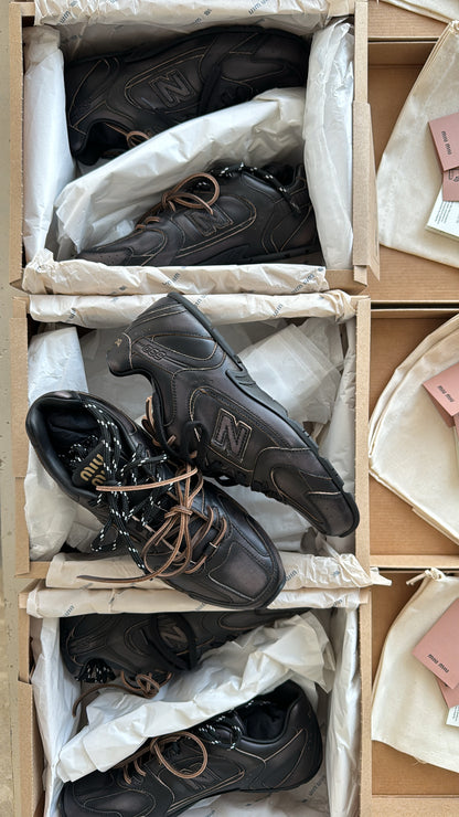 New Balance X Miu Miu 530 SL leather sneakers