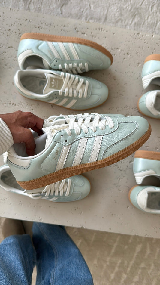 Adidas Samba OG Metallic mint