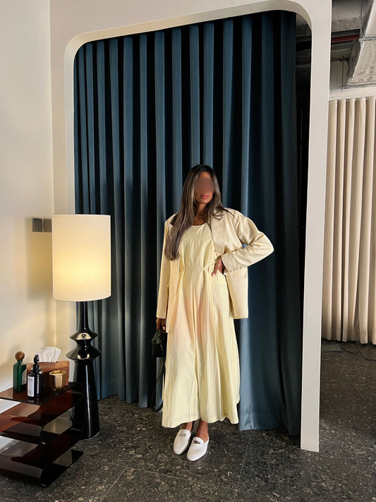 Butter yellow set