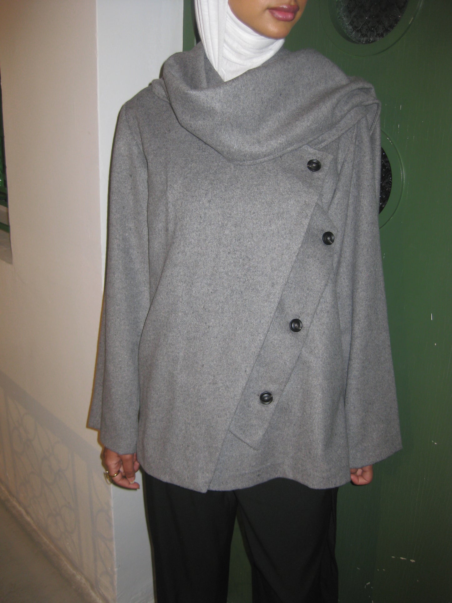 Scarfed Grey