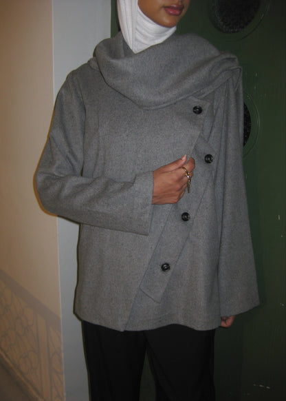Scarfed Grey