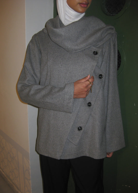 Scarfed Grey
