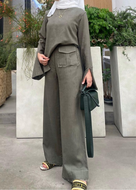 Olive Linen